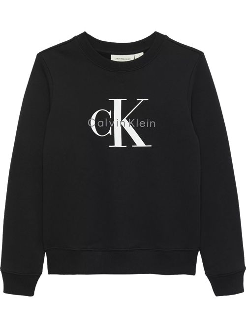 Felpa nera Ck CALVIN KLEIN | IU00714BEH