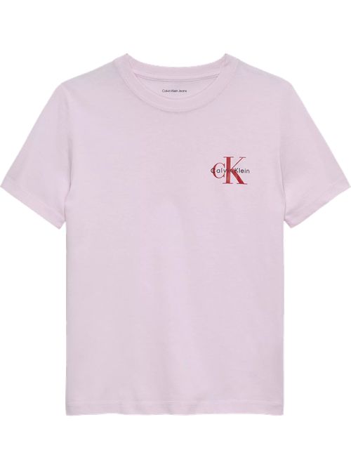 T-shirt rosa con logo CALVIN KLEIN | IU00719TN9