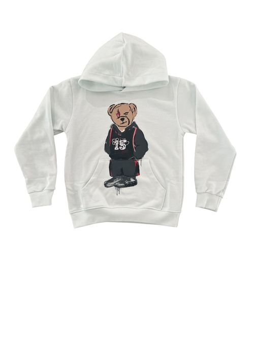 Felpa cappuccio DISCLAIMER | 26EDK58828BIANCO