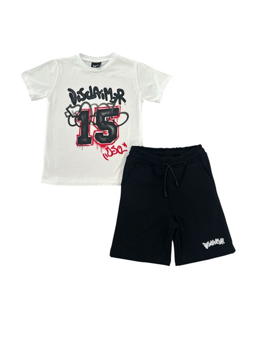 Completo 2 pezzi DISCLAIMER | 26EDK58885-CNERO BIANCO