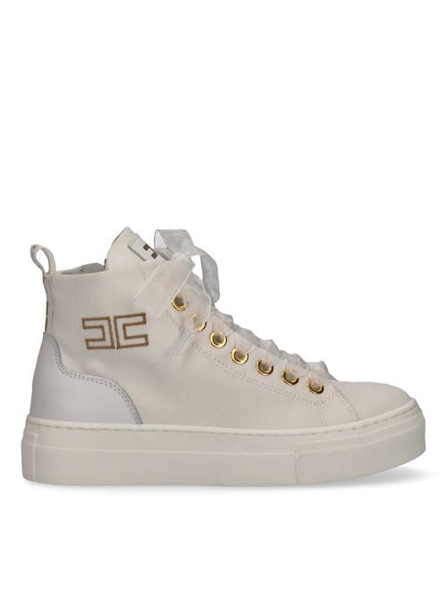 Sneakers alta ELISABETTA FRANCHI | E0530BIANCO AVORIO