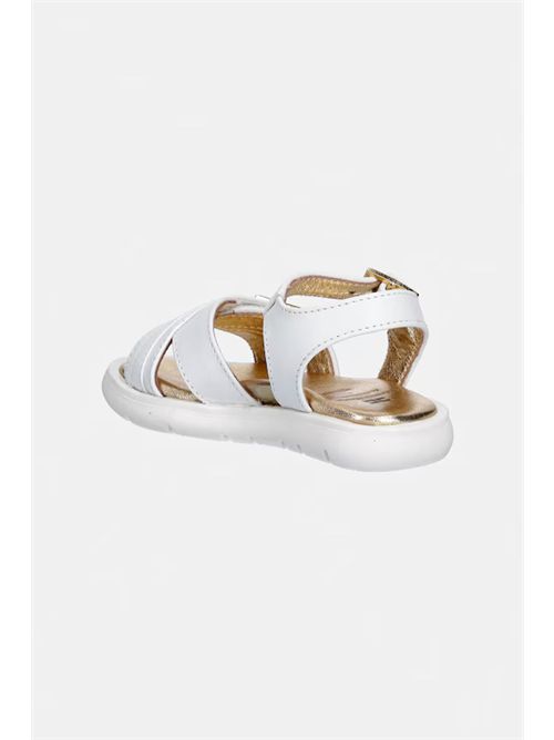 Sandalo bianco ELISABETTA FRANCHI | E0552BIANCO ORO