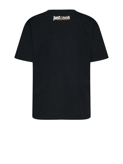 T-shirt nera JUST CAVALLI | JBP26014TSNERO