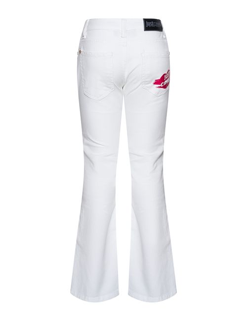 Jeans a zampa JUST CAVALLI | JGP26047PABIANCO