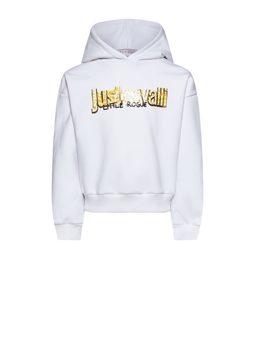 Felpa cappuccio JUST CAVALLI | JGP26176BIANCO