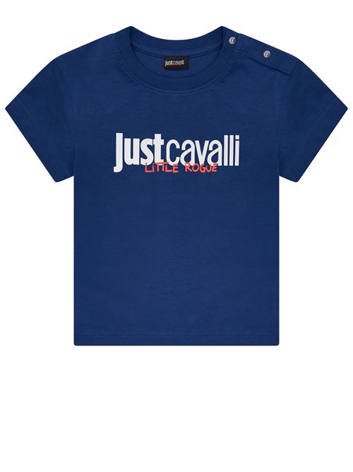 T-shirt bluette JUST CAVALLI | JIP26047TSBLUETTE