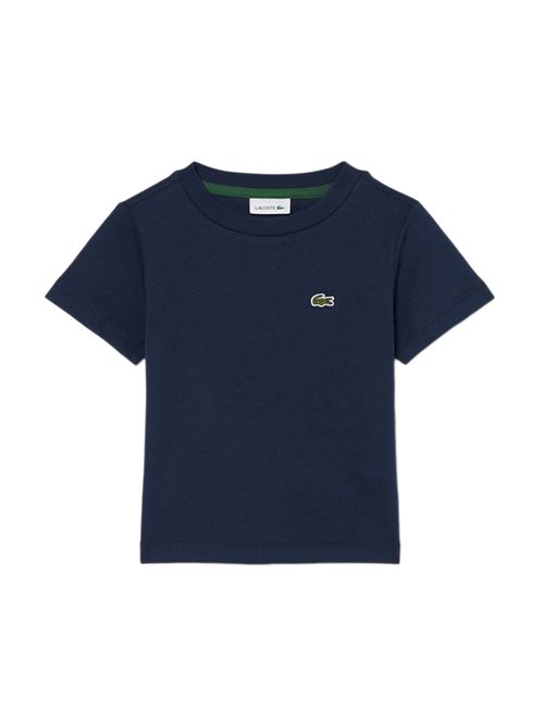 T-shirt blu LACOSTE | 847025-UGW