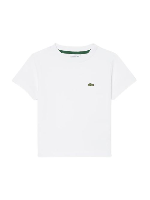 T-shirt bianca LACOSTE | 847025-W8L