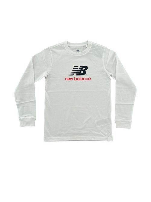 T-shirt bianca logo NEW BALANCE | LAKB0254BWE