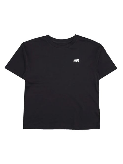 T-shirt nera logo NEW BALANCE | LAKG001BK