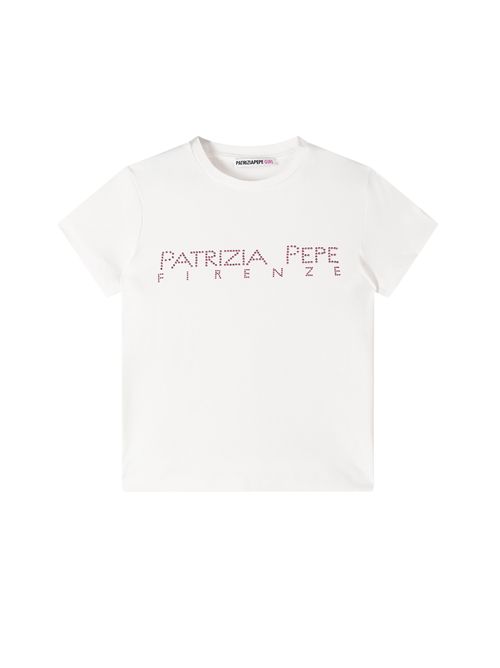 T-shirt logo rosa PATRIZIA PEPE | 7M0809W431