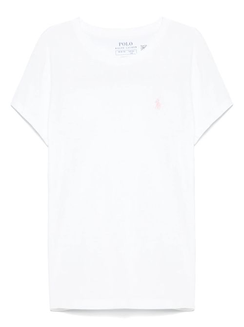 T-shirt bianca Pony RALPH LAUREN | 313833549064BIANCO