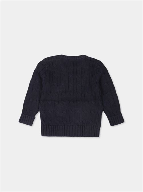 Maglia a trecce blu RALPH LAUREN | 320702674058BLU