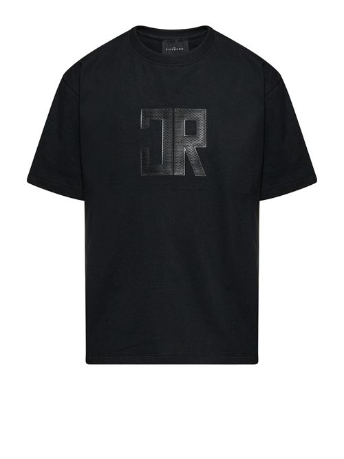 T-shirt nera logo RICHMOND | RBP26006TSNERO