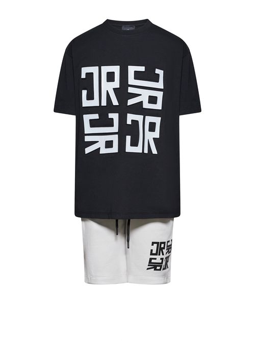 Completo bermuda RICHMOND | RBP26007BIANCO GRIGIO