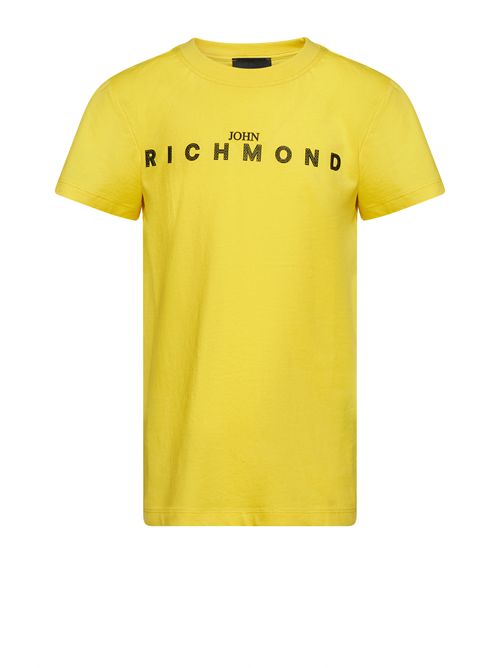 T-shirt logo giallo RICHMOND | RBP26008TSGIALLO