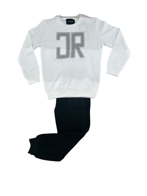 Completo tuta RICHMOND | RBP26011CFJSCBIANCO NERO