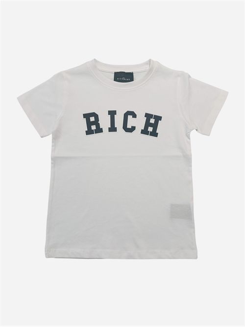 T-shirt bianca logo RICHMOND | RBP26012TSBIANCO