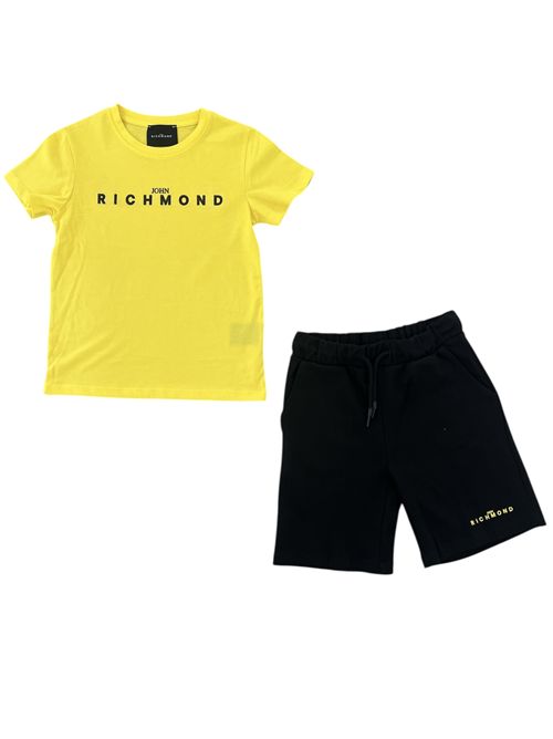 Completo giallo 2 pezzi RICHMOND | RBP26018GIALLO NERO