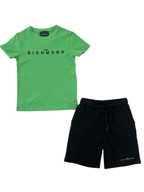 Completo verde 2 pezzi RICHMOND | RBP26018VERDE NERO