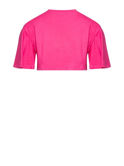 T-shirt fucsia logo RICHMOND | RGP26008TOFUCSIA