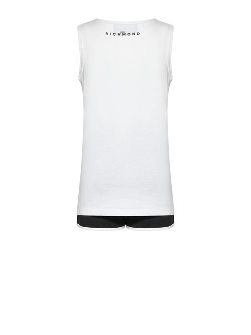 Completo bianco nero RICHMOND | RGP26016BIANCO NERO