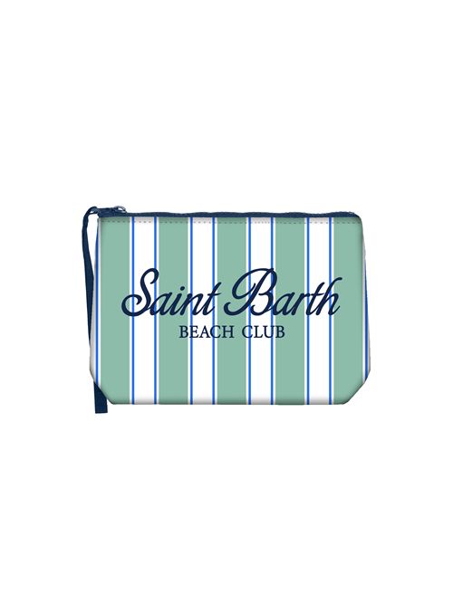 Pochette Aline Beach verde SAINT BARTH | ALINE BEACH STRIPES00606L