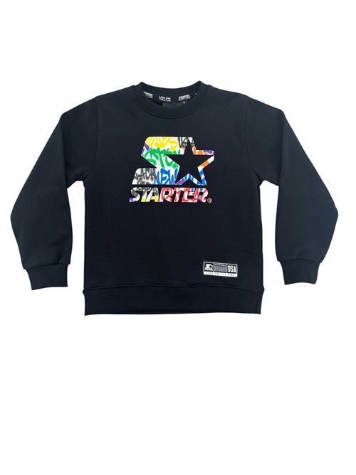 Felpa nera STARTER | 1566NERO