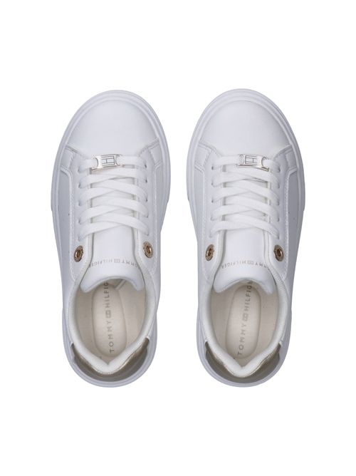 Sneakers bianche TOMMY HILFIGER | 34246BIANCO PLATINO