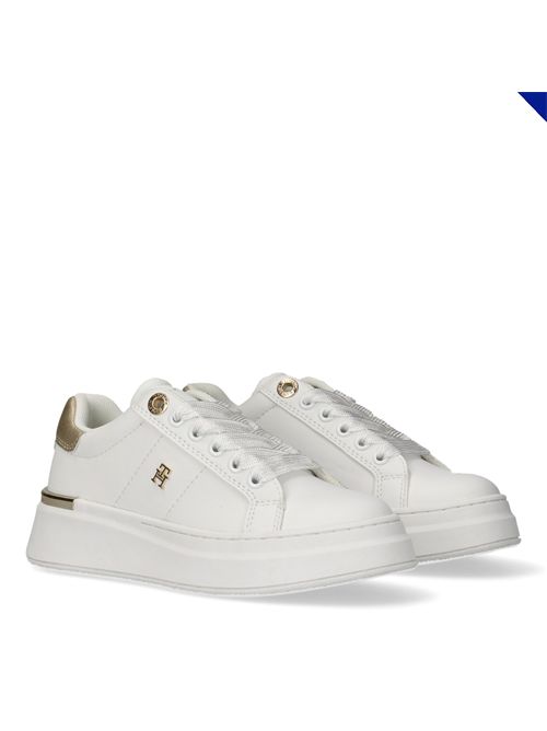 Sneakers bianca TOMMY HILFIGER | 34253BIANCO PLATINO