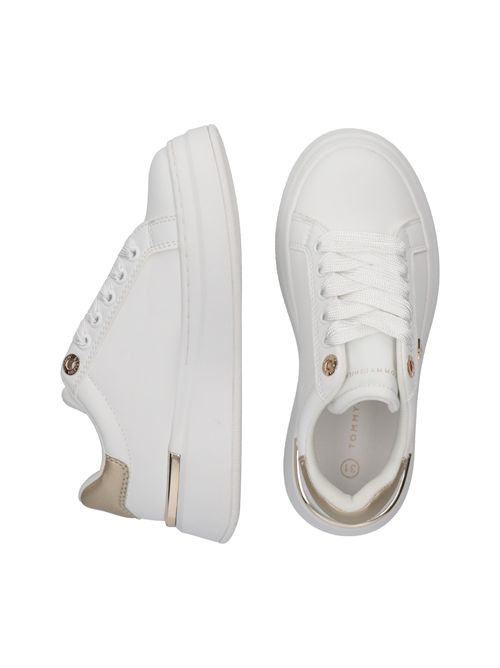 Sneakers bianca TOMMY HILFIGER | 34253BIANCO PLATINO