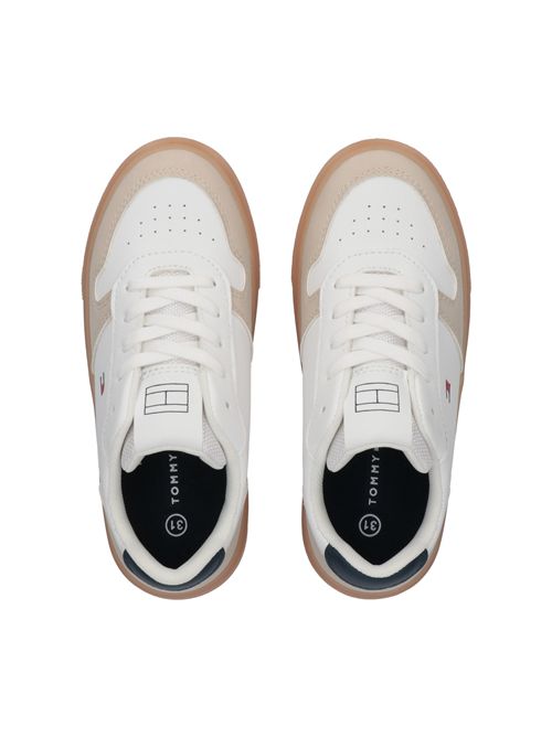 Sneakers Th bianca TOMMY HILFIGER | 34351BEIGE BIANCO BLU