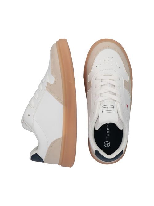Sneakers Th bianca TOMMY HILFIGER | 34351BEIGE BIANCO BLU