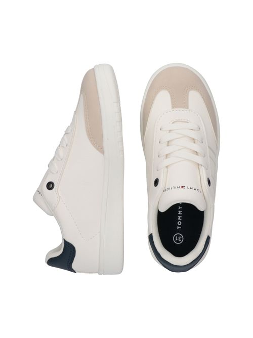 Sneakers bianca TOMMY HILFIGER | 34355BEIGE BIANCO BLU