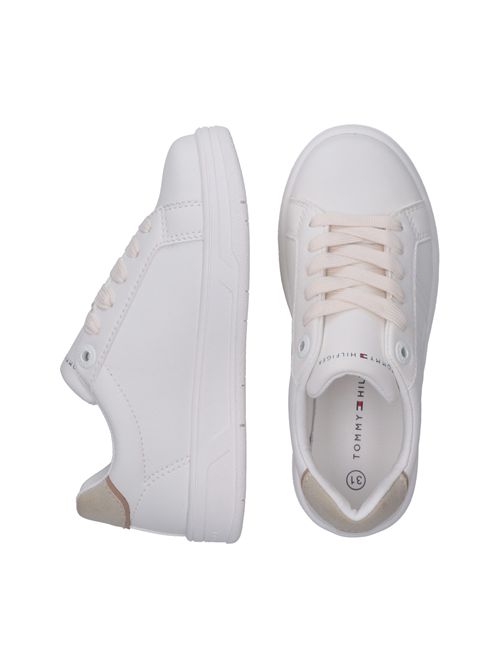 Sneakers bianca TH TOMMY HILFIGER | 34358BIANCO BEIGE