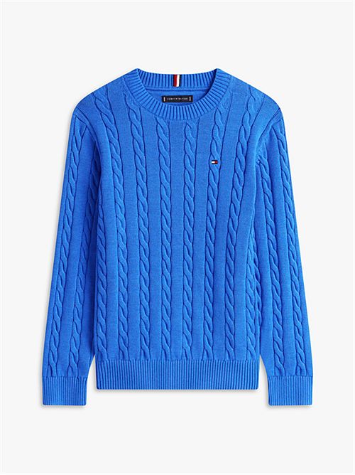 Maglia trecce logo TOMMY HILFIGER | KB09753C6H