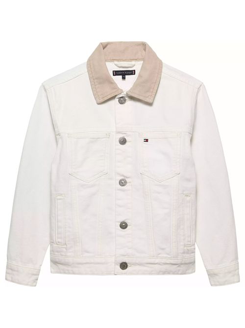Giubbino bianco jeans TOMMY HILFIGER | KB100821CD