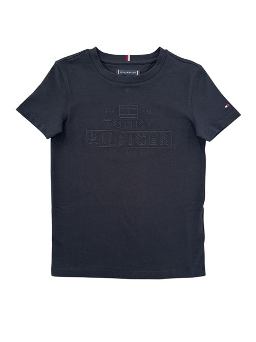 T-shirt nera TOMMY HILFIGER | KB10367BDS