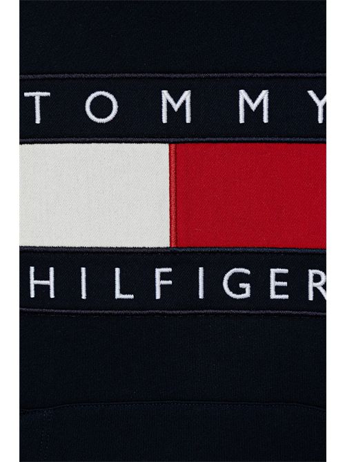 Felpa cappuccio blu TOMMY HILFIGER | KS00707C1G