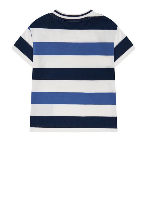 Completo bermuda TRUSSARDI | TIP26034CJNECELESTE BIANCO BLU