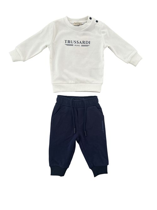 Completo tuta TRUSSARDI | TIP26101CFNEBIANCO BLU