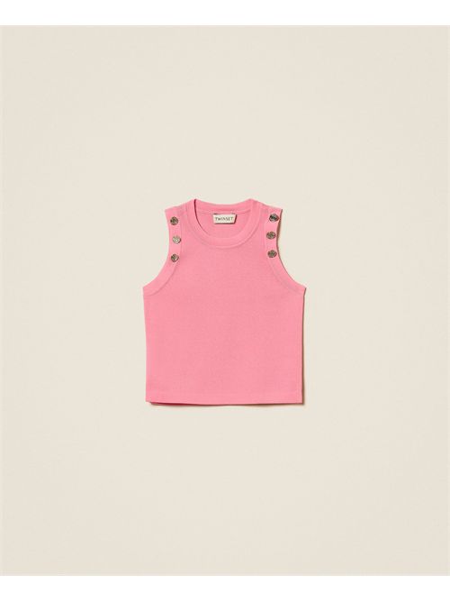 Top fucsia TWINSET | GJ306207207