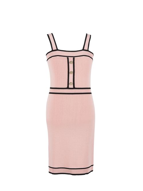 Abito rosa e nero TWINSET | GJ307113197