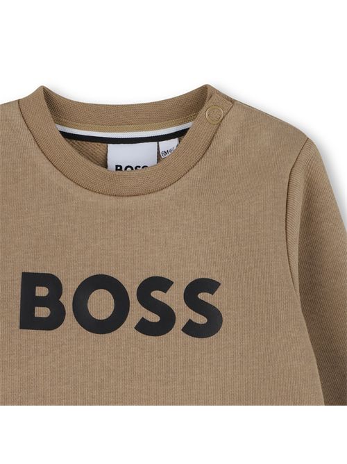 Felpa logo HUGO BOSS | J52458BISCOTTO