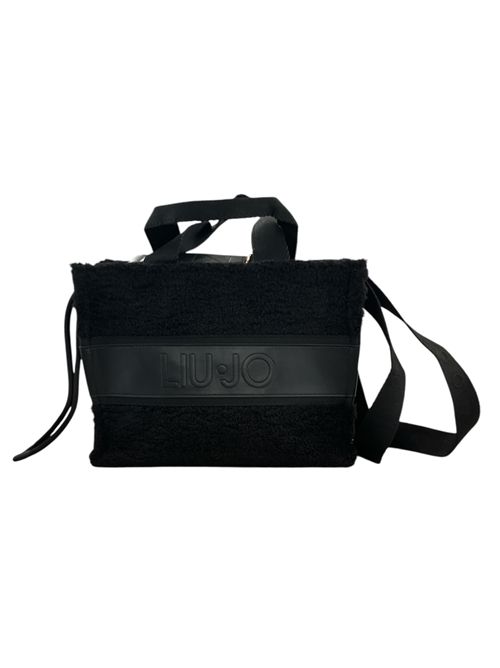 Borsa nera logo LIUJO | GF618222222