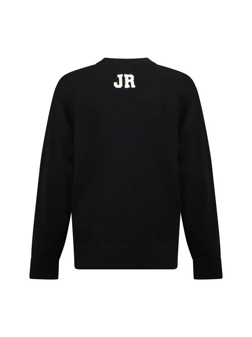 Felpa nera logo RICHMOND | RBA26074MANERO