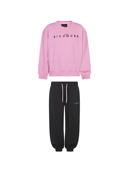 Completo tuta rosa RICHMOND | RGA26019CFROSA NERO