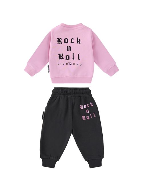 Completo tuta rosa RICHMOND | RIA26064CFROSA NERO