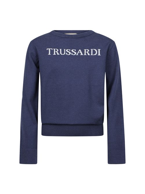 Maglia blu TRUSSARDI | TBA26021MABLU