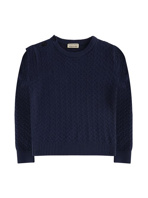 Maglia blu trecce TRUSSARDI | TIA26003MABLU
